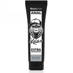 BLACK HOLE GEL BASE AGUA DILATACION ANAL 150 ML