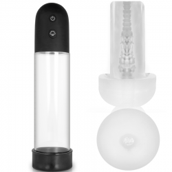 PUMP ADDICTED BOMBA ERECCIoN RX11 AUTOMaTICA CON MASTURBADOR