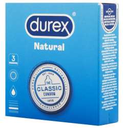 DUREX NATURAL CLASCIC 3 UNIDADES