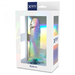 XRAY ARNeS DILDO REALISTA TRANSPARENTE 155CM X 35CM