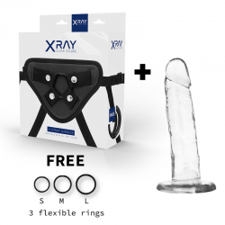 XRAY ARNeS DILDO TRANSPARENTE 18CM X 4CM