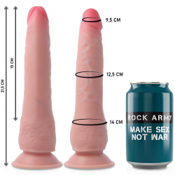 ROCKARMY ARNeS DUAL DENSITY CRUSADER DILDO REALISTA 215CM