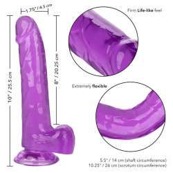 CALEX SIZE QUEEN DILDO LILA 203 CM