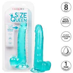 CALEX SIZE QUEEN DILDO AZUL 203 CM