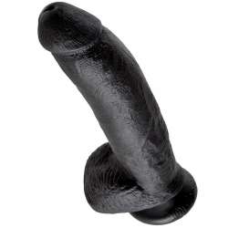 KING COCK 9 PENE REALISTICO NEGRO 229CM