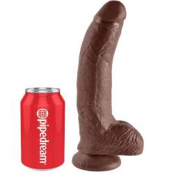 KING COCK 9 PENE REALISTICO MARRON 229CM