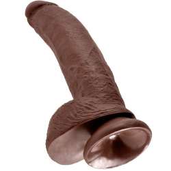 KING COCK 9 PENE REALISTICO MARRON 229CM