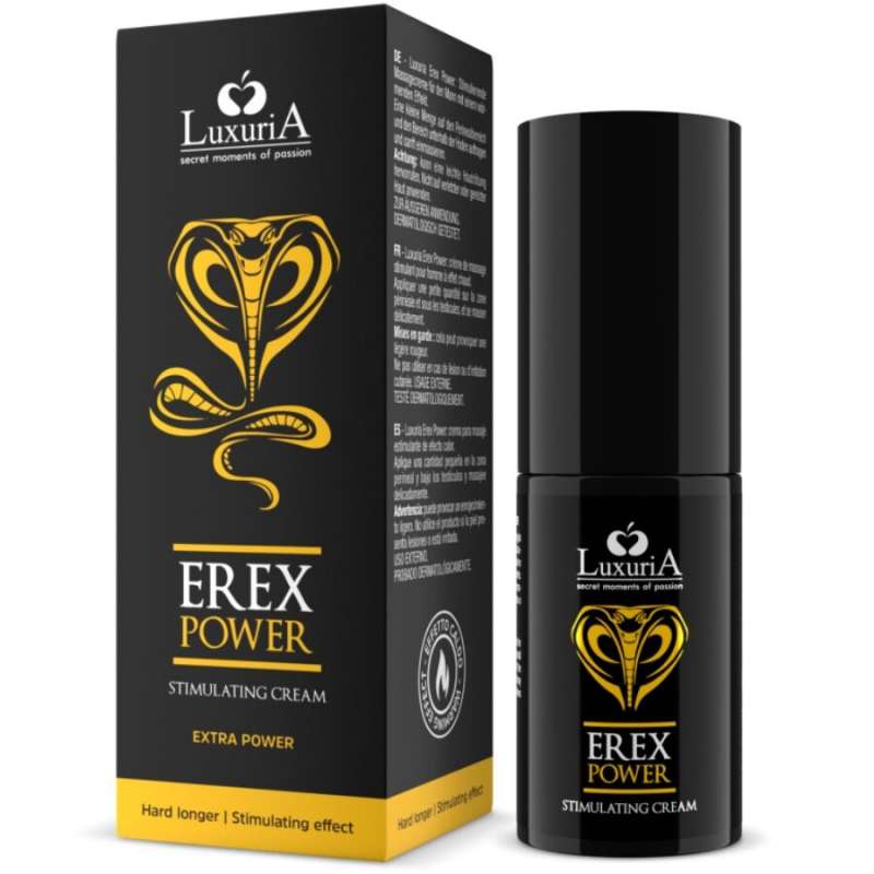 Erex Power es una crema para mejorar la erección del pene, superactiva con propiedades estimulantes y energizantes, ideal para masajear el área íntima masculina.